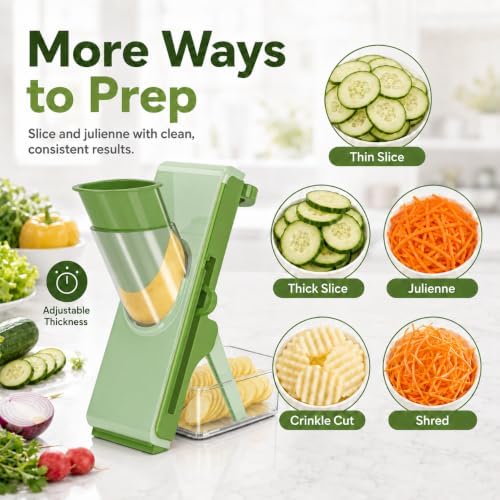 Mandoline Slicer Adjustable Vegetable Slicer for Kitchen