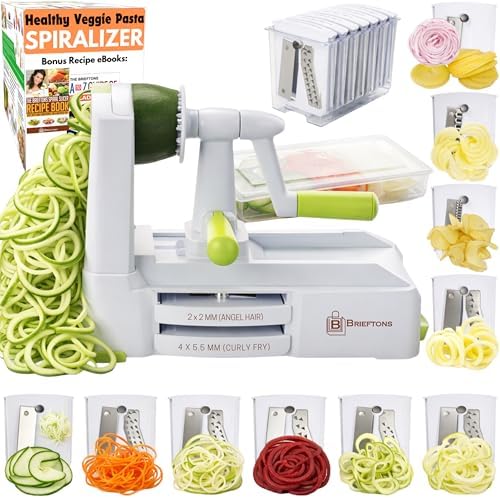 10-Blade Countertop Vegetable Spiralizer and Veggie Noodle Maker