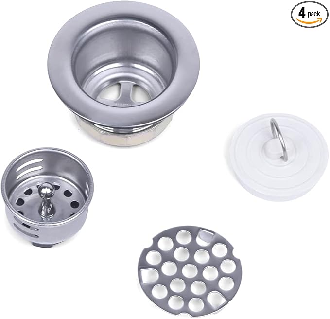 Junior Duo Bar Stainless Steel Strainer Assembly 3- in-1