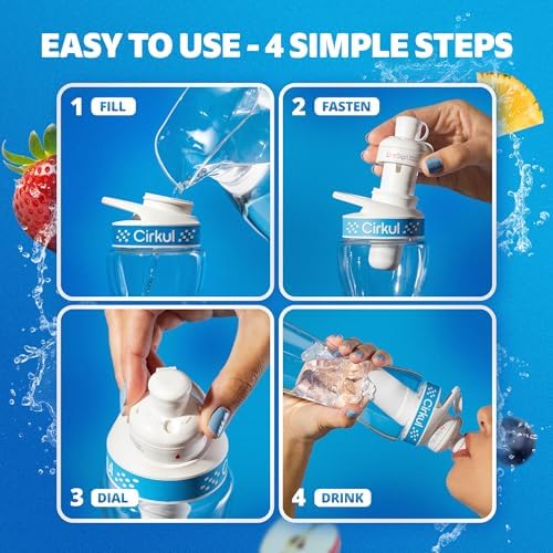 22oz Clear Plastic Bottle with 3 No Sugar, 0 Cal Flavored Water Sips