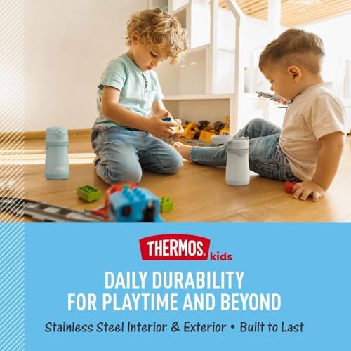 Vacuum Insulated Stainless Steel 10oz Straw Bottle, PAW PATROL BOY