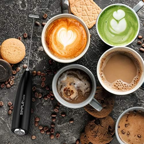 SIMPLETASTE Milk Frother Handheld Electric Foam Maker Battery Operated - Image 4