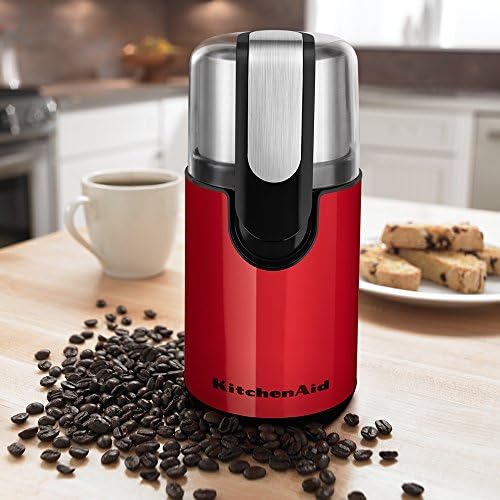 KitchenAid BCG111ER Blade Coffee Grinder, 4 oz, Empire Red (Pack of 2) - Image 5