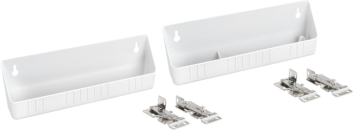 Tip-Out Sink Tray for Cabinets, Min Opening 13.25"W, 2 Pack