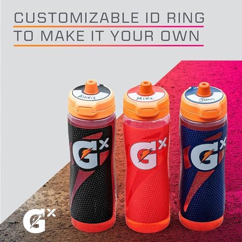 Gx Sports Bottle, Faded Flag, Plastic, 30oz