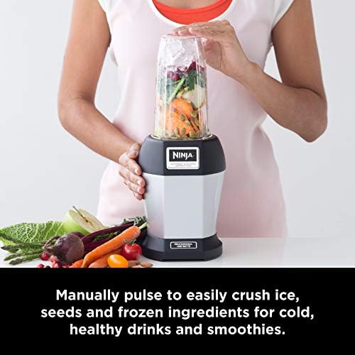 Ninja BL450C, Nutri Pro Personal Blender For Juices, Shakes & Smoothies, 18 and 24 Oz cups, Black/Silver, 900W (Canadian Version) - Image 5