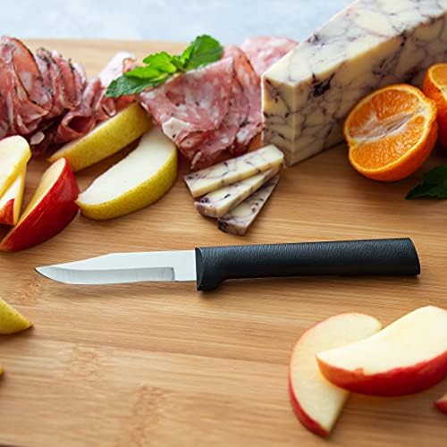 Cutlery Peeling Paring Knife (W202), Black, Pack of 6