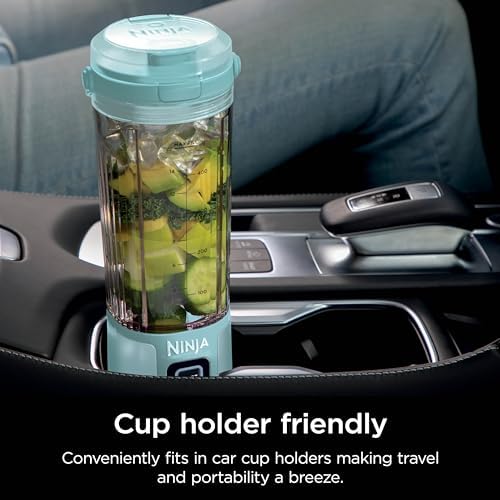 Ninja Blast Portable Blender, Cordless,18oz Vessel, Aqua, BC151AQ - Image 4