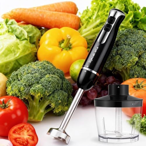 1100W 5-in-1 Immersion Handheld Blender Black - Image 2