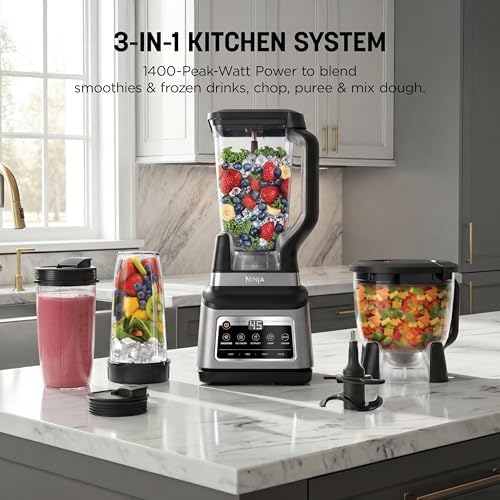 Ninja BN801 Professional Plus Kitchen System, 1400WP, Auto-iQ, Grey - Image 2