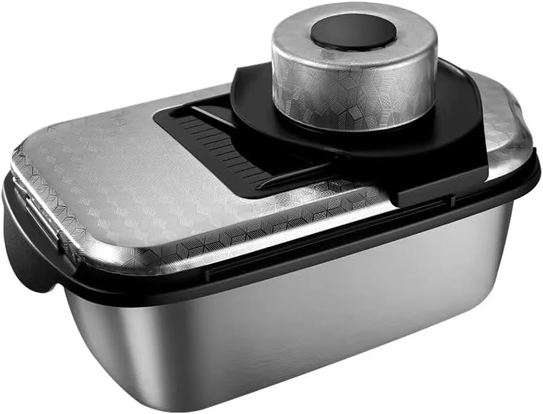 Nirvair 9-in-1 Manual Vegetable Chopper with Container & Slicer by Unknown