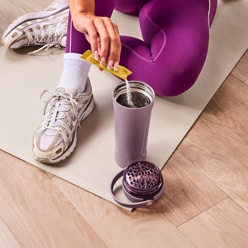 BrüMate MultiShaker Blender Shaker Bottle | 100% Leakproof Insulated Stainless Steel | Pre Workout and Protein Shaker Bottle for the Gym | 25oz (Kiwi) - Image 6