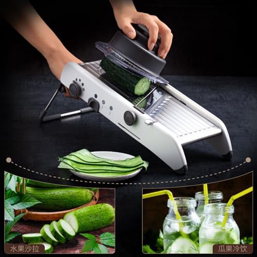 Mandoline Slicer For Kitchen, Vegetable Chopper, Vegetable/Potato/Veggie/Cheese/Tomato/Onion Manual Slicer, Multi-Functional Vegetable Manual Slicer And Cutter For Your Kitchen. - Image 4
