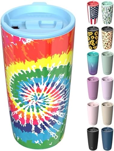 TILUCK 20 oz Insulated Coffee Tumbler with BPA-Free Lid by TILUCKBringsGoodLuck