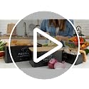 Kitchen Vegetable Storage Set of 3, Metal Onion Garlic Potato Storage Set, Kitchen Canisters Vegetable Keeper Containers with Aerating Holes and Bamboo Lid,Black
