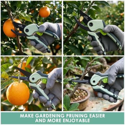 2-Pack Garden Versatile Professional Garden Pruning Shears Scissors