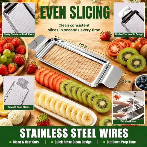 NOVANO Stainless Steel Cheese & Butter Slicer - Image 5