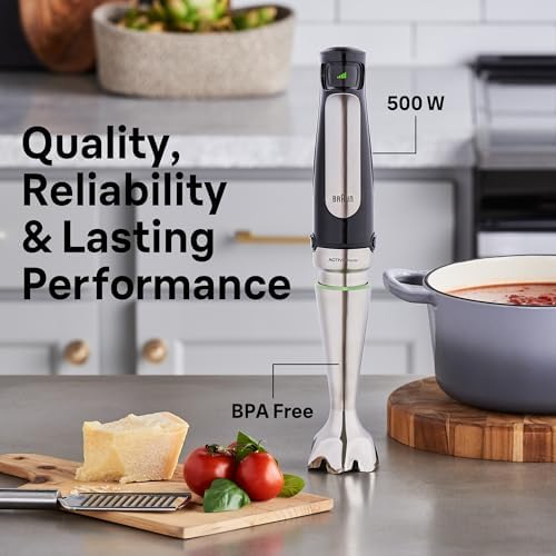 Braun MultiQuick MQ7025X Hand Blender w/Chopper, Whisk, Frother - Image 5