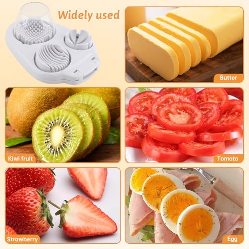 3 in 1 Egg Slicer for Hard Boiled Eggs,with Cleaning Brush,Egg Cutter - Image 7