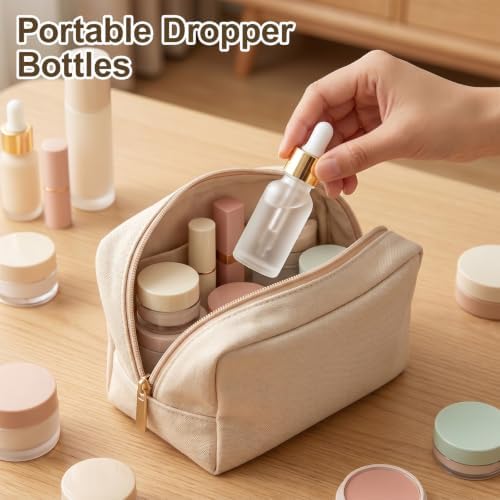 1/2 Oz Clear Frosted Glass Dropper Bottles, 15ml - Image 7