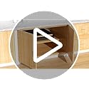 Pull Out Cabinet Organizer, 15.3'' Deep Expandable Slide Out Cabinet Organizer Fixed with Adhesive Nano Film, No Drill Slide Out Drawers Pull Out Tray for Cabinet in Kitchen, Pantry, Bathroom, Black