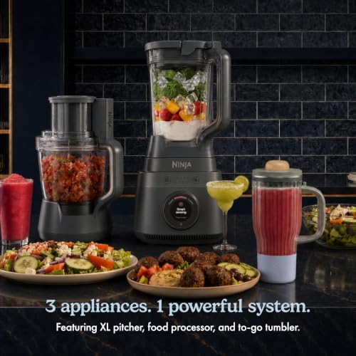 Ninja CrushBOSS 3-in-1 Blender & Food Processor, 1850PW, LB401BL - Image 2