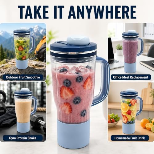 26oz Replacement Cup with Lid for Ninja BlendBOSS Personal Blender - Image 6