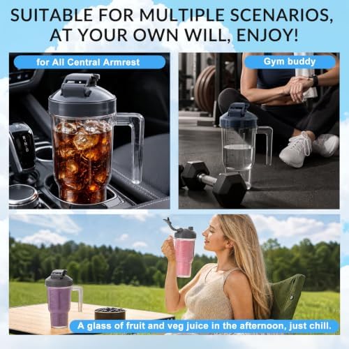 33.5 oz Blender Replacement Cups with Handle Compatible with NutriBullet - Image 5