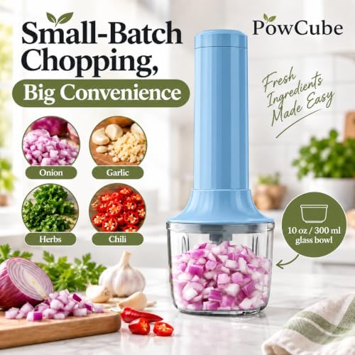 Cordless Hand Mixer, 4-in-1 Handheld Electric Mixer with Electric Whisk Frother & 10 oz Mini Food Chopper, USB-C Rechargeable 4-Speed Hand Mixer for Eggs, Cream, Coffee & Small-Batch Prep - Image 4