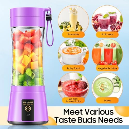 Personal Size Travel Portable Blender - Mini Shakes & Smoothies Blender - Image 2