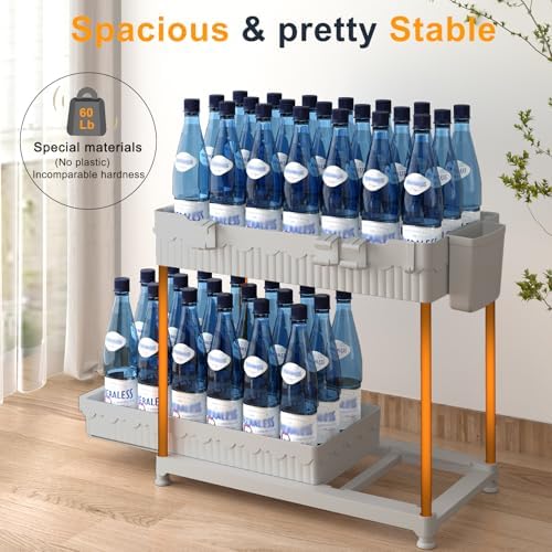 3-Pack 2-Tier Under Sink Organizers with Sliding Drawers