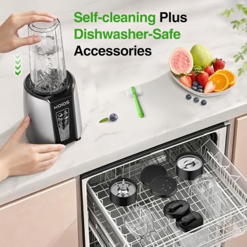 KOIOS Smoothie Blender, 1000W Blenders Smoothies and Shakes, Frozen Drinks - Image 6