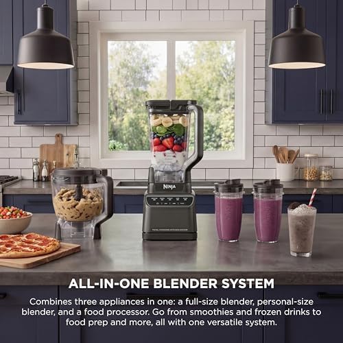 Ninja Kitchen System Pro+, 72oz Pitcher, 8-Cup, 1200W, Grey, BR601AMZ - Image 2