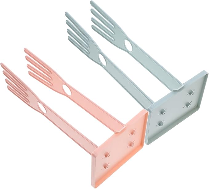 Hemobllo 2-Pack Kitchen Glove Drying Rack with Detachable Design Countertop Organizer for Gloves Dishcloths and Mitten Storage Space-Saving Plastic Stand for Sink Area