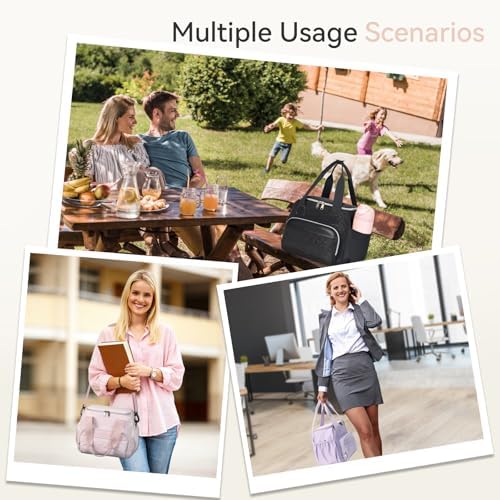 Lunch Bag for Women - Large Leak-Proof Tote Soft Lunch Box