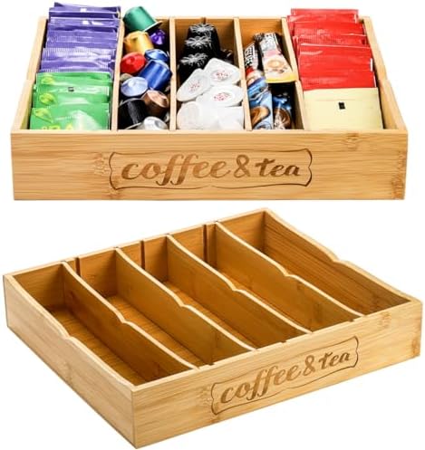 2 Pack K Cup Holder for Drawers, Adjustable Dividers