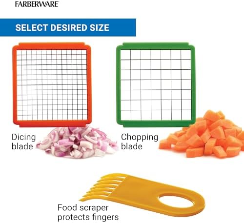 Farberware Pro Vegetable Chopper Dicing Blades Nonslip Base - Image 2