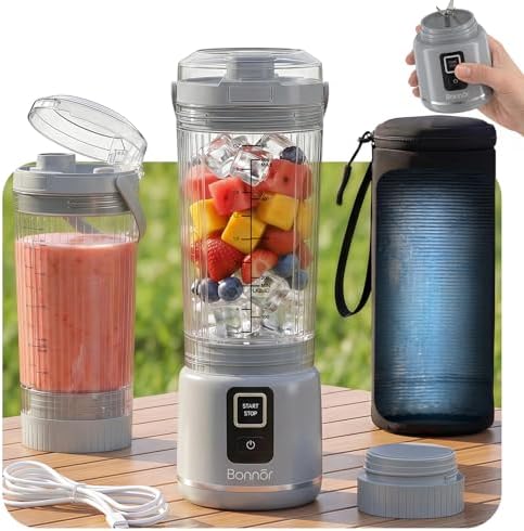Cordless Portable Blender for Smoothies, Shakes and Ice Crushing by bonnor