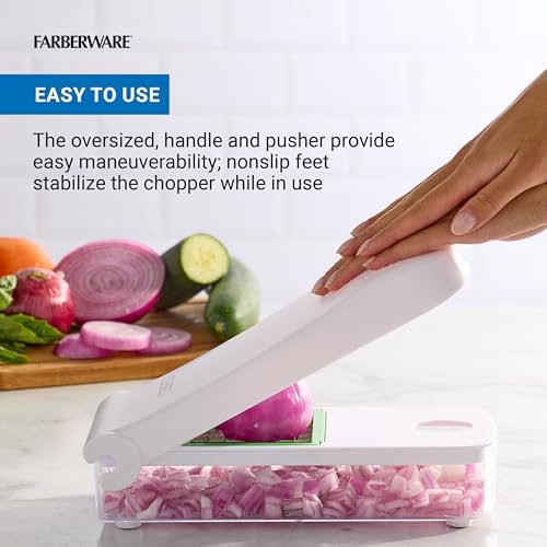 Farberware Pro Vegetable Chopper Dicing Blades Nonslip Base - Image 4