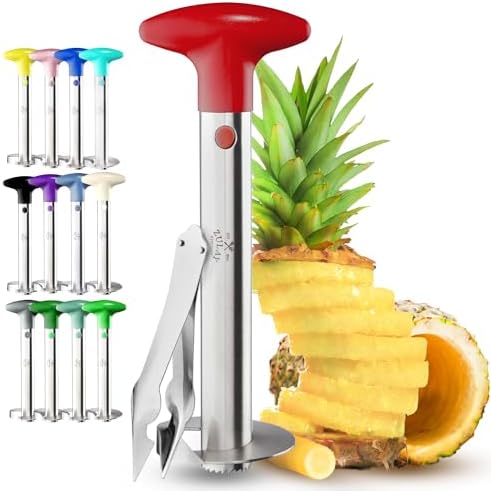 Stainless Steel Pineapple Corer, Slicer & Eye Peeler