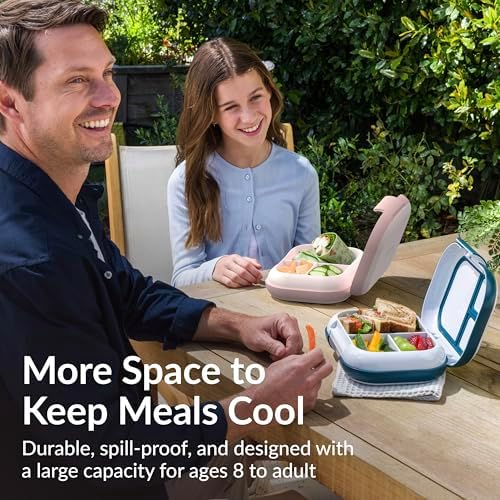 Chill Max Leak-Proof XL Bento-Style 3 or 4 Compartment Lunch Box