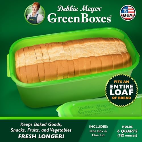 GreenBoxes - Bread Box for Kitchen Countertop, BPA-Free