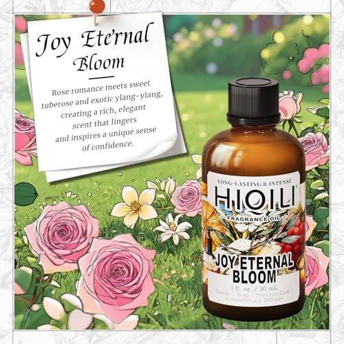 HIQILI Joy Eternal Bloom Fragrance Oil for Diffuser, Candle & Soap - Image 2