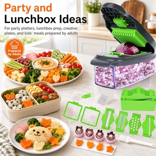 13-in-1 Vegetable Chopper, Box Chopper for Vegetables - Image 5