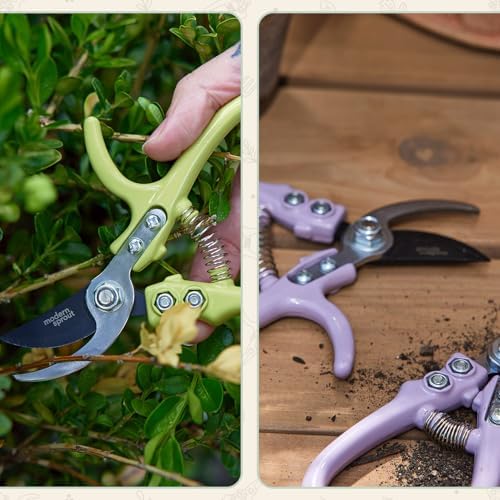 Bypass Hand Pruners - Scissors - Gardening Tools - Sage