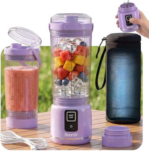 Cordless Portable Blender for Smoothies, Shakes and Ice Crushing by bonnor
