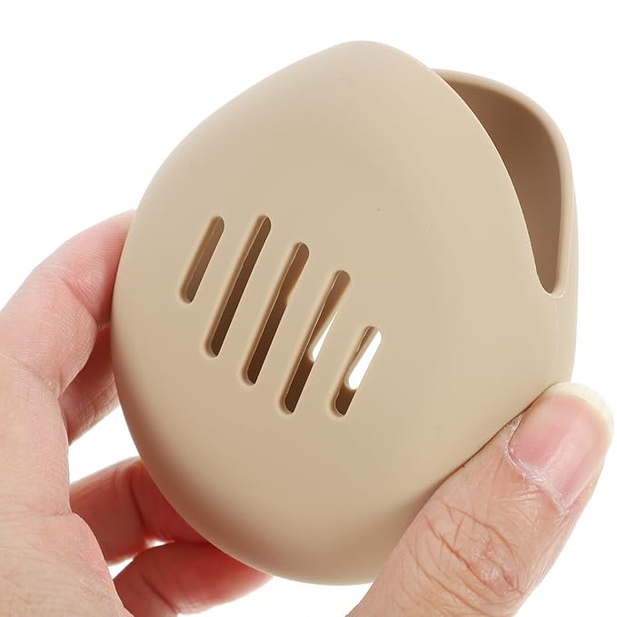 Silicone Makeup Puff Holder Travel Case Portable Powder Puff Storage Blender Cosmetic Breathable Box for Women Compact Design for Makeup Sponge
