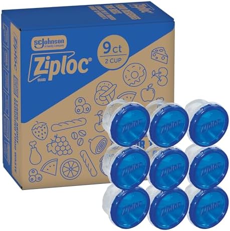 Twist N Loc Leak-Proof Food Storage Containers, Small, 9 Count