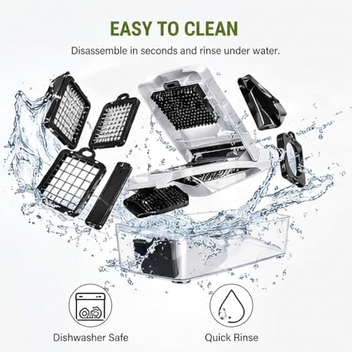 Multi 23-in-1 Pro Vegetable Chopper & Mandoline Slicer, 10 Blade-in-1 - Image 2