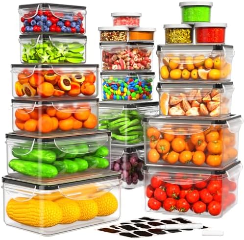 40 PCS Food Storage Containers with Lids Airtight